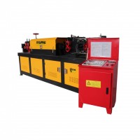 Automatic CNC variable frequency hydraulic steel straightener cutting machine